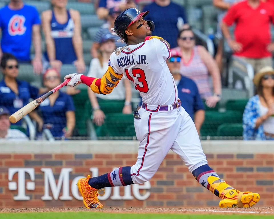 8x10 Photo RONALD ACUNA JR. Atlanta Braves NL MVP Venezuela - Image 1 of 1