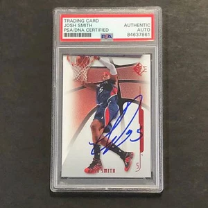 2008-09 Upper Deck SP #47 Josh Smith signed Auto Card PSA/DNA Slabbed Hawks - Picture 1 of 2