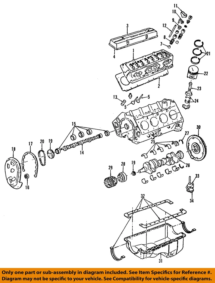 GM OEM-Engine Cylinder Head Gasket 10105117 - Image 1 of 1