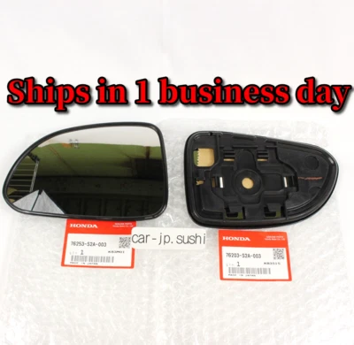 HONDA GENUINO S2000 AP1 AP2 Lente Espejo Lateral Trasero Rh&Lh SET Versión Convexa Foto 1 de 4