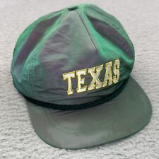 Texas Hat Leather Strap Back Rope Braid Trucker Green Purple Classic Sportswear
