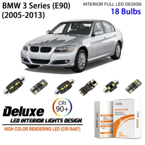 LED Interior Light Kit License Plate Light Bulbs for BMW E90 3 Series 2005-2013 - Foto 1 di 9