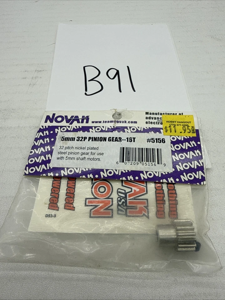 Novak 5156 pinion gear 5mm 32 p 16t  - Image 1 of 1