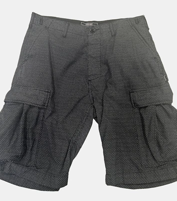 FRESH JIVE Mens shorts raw vibe Size 30 Cargo blue Cross Design Pockets - Image 1 of 4