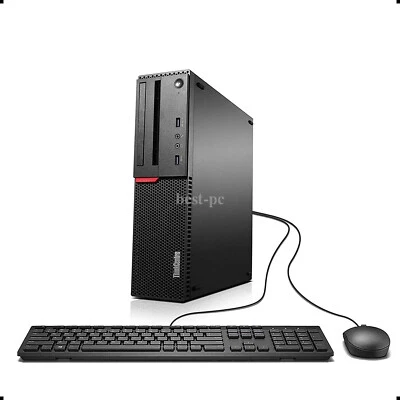 Lenovo SFF Computer PC i5, up to 32GB RAM 2TB SSD, Windows 10 PRO, WiFi BT - Image 1 of 3