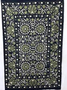Cotton Suzani Bedcover ,  Uzbek Suzani, Boho Home & Living , Christmas Love Gift - Picture 1 of 5