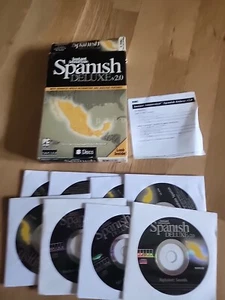 Spanish Deluxe v2.0 Instant Immersion PC 8 CD Rom by Topics - Picture 1 of 2