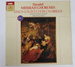 HANDEL MESSIAH CHORUSES VINYL KING'S COLLEGE CHOIR CAMBRIDGE LP VINYL (MINT) - Picture 1 of 5