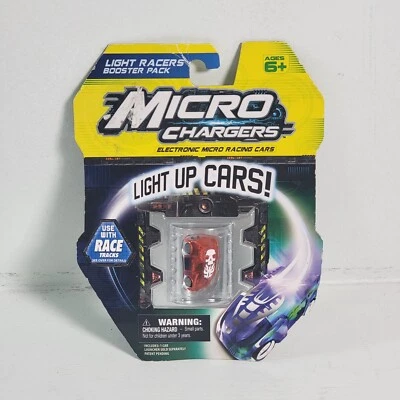 Micro Chargers Electronic Micro Racing Light Up Car Booster Pack Red 2011 New! - Image 1 of 4
