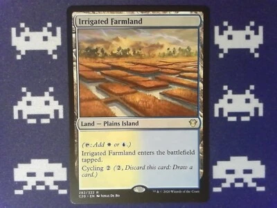 Irrigated Farmland	 Commander 2020 - Magic the Gathering Land - Image 1 of 2