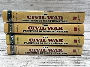 The Civil War Paintings Of Mort Kunstler Book Set Volumes 1-4 (Full Set) - Picture 1 of 4