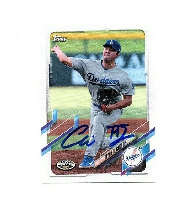 Hyun IL-Choi 2021 Topps Pro Debut hand IP autograph signed card South Korea 27 - Image 1 of 1