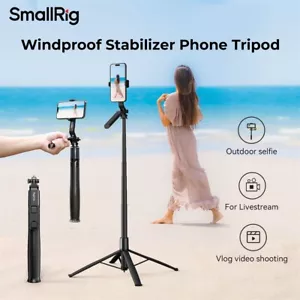 SmallRig 72,8 cala stojak na transmisję na żywo, sterowanie Bluetooth statyw do selfie stick - Zdjęcie 1 z 11