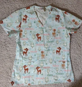 Rudolph das Rentier mit der roten Nase kleines hellblaues Peeling mit Taschen - Bild 1 von 13