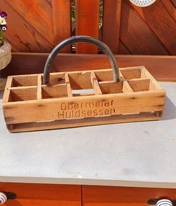 Bierträger Holz Biergarten, Glasträger, Flaschenträger, Brauerei, Holzbierkiste, - Bild 1 von 7