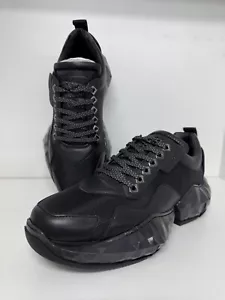 JIMMY CHOO DIAMOND BLACK MESH LOW TOP SNEAKERS BLACK NIB 43 - Picture 1 of 6