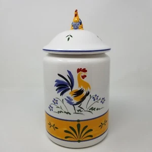 Bote de gallo de pollo Avon The Provençal con tapa tarro de galletas de 11" - Imagen 1 de 13
