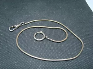 VINTAGE POCKET WATCH CHAIN VEST HOOK 17" ! ccc7 - Picture 1 of 1