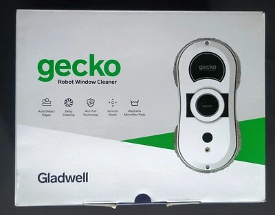 Robot Limpiador de Ventanas Gecko Robot Limpiador, Blanco, Nuevo en Caja Abierta Foto 1 de 2