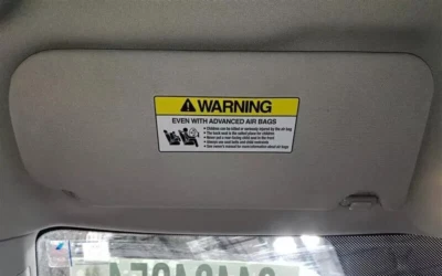 2015-2019 Acura TLX Driver Left Sun Visor LH Gray - Image 1 of 4