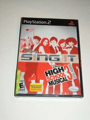 Disney Sing It: High School Musical 3 - Paquete Senior Year PS2 NUEVO SELLADO Foto 1 de 3