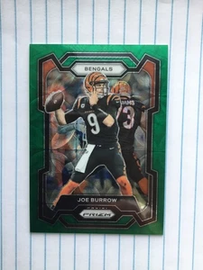 Joe Burrow 2023 Prizm Green Scope /75 #57 Cincinnati Bengals - Foto 1 di 2