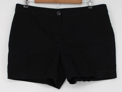 Worthington Shorts Womens Size 12 Black Modern Fit Cotton Blend Stretch Summer - Image 1 of 4