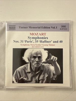 Symphonies 31 35 & 50 by Mozart / Tintner / Symphony Nova Scotia (CD, 2003) Foto 1 de 2