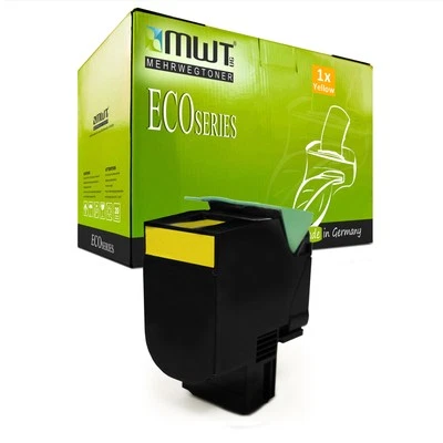 Eco Cartridge Yellow F R Lexmark C-544-DW X-544-N X-546-DTN X-544-DTN C-543-DN - Bild 1 von 2