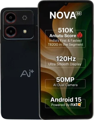 Processore Ai+ Nova 5G (nero, 6 GB RAM 128 GB) T8200 6,745 pollici versione... - Immagine 1 di 4