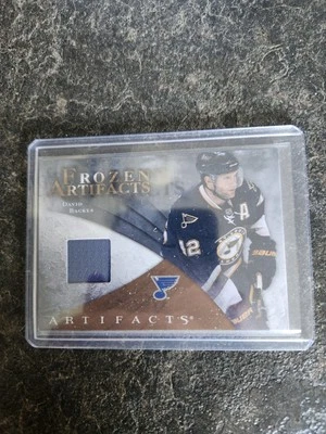 2010-11 Upper Deck Artifacts Frozen Artifacts Jersey David Backes Card# FAR-BA - Image 1 of 2