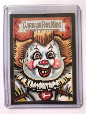 Garbage Pail Kids 40th Anniversary 2025 Sketch Victor Moreno Pennywise 1/1 Black - Image 1 of 4
