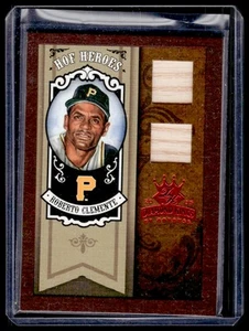 2005 Donruss Diamond Kings Roberto Clemente HOF Materials Framed Red Pirates /50 - Picture 1 of 2