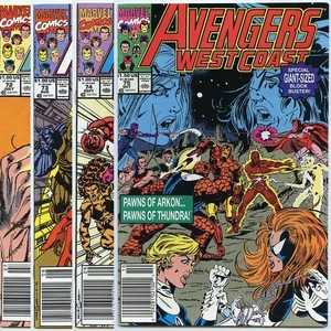 Avengers West Coast #s 65-75 lot of 11 Marvel Comics (1990-91) Spider-Woman - Picture 1 of 23
