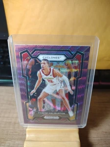2024 Prizm Draft Picks Basketball Purple Wave Tyrese Halliburton #65 - Picture 1 of 2