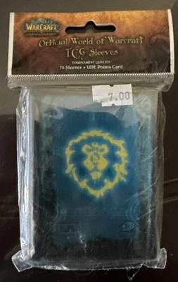 WoW Alliance Sleeves - 75 NEW Upper Deck Standard Size Sleeves - MTG, Pokemon! - Image 1 of 2