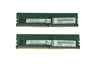 16 GB (2x8GB) Lenovo 46W0823 Sk Hynix PC4-2400T 1Rx4 REG ECC SERVER RAM - Bild 1 von 3