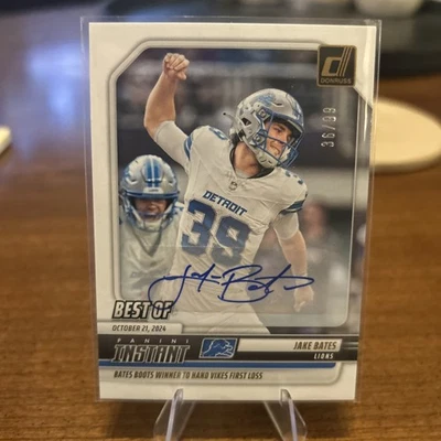 2025 Donruss Football Jake Bates Auto /99 Panini Instant - Image 1 of 2