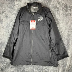Tru Spec Parka Giacca Uomo XL Nero H20 Proof VPO Zip Marine Core Logo - Foto 1 di 11