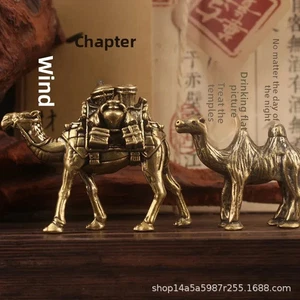 Wüstenkamel Miniatur Metalldekoration Souvenir Reiseaccessoire Dekor - Bild 1 von 7