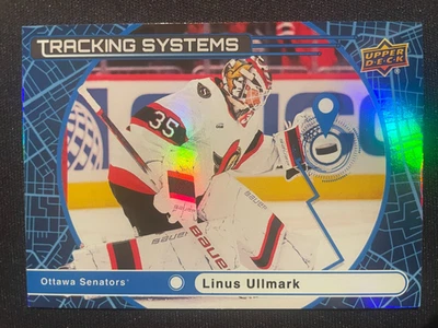 Linus ULLMARK 2025-26 Upper Deck Tracking Systems #TS-24 Ottawa Senators - Image 1 of 2