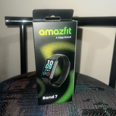 New sealed Amazfit Band 7 Smartwatch Fitness Tracker black same day shipping  - Image 1 of 4