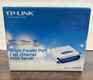 TP-LINK TL-PS110P Single Parallel Port Fast Ethernet Print Server Ver 1.6 - Picture 1 of 7