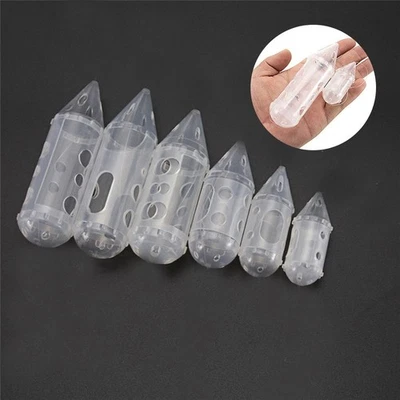 Clear Cap Swim Feeders For Maggot Carp Match Fishing Tackle Maggot Feeder - image 1 of 4