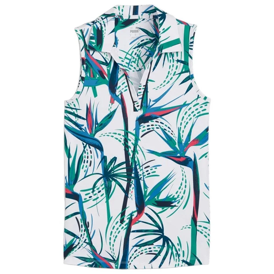 NEW Girl's Puma Paradise Sleeveless Polo - Choose Size - Image 1 of 1