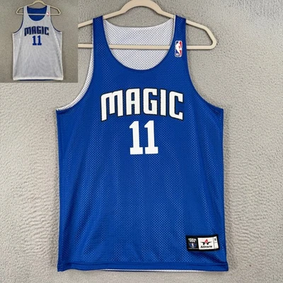 Orlando Magic Practice Jersey Adult Medium REVERSIBLE Blue/White NBA #11 - Image 1 of 4