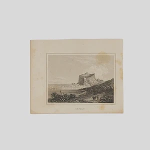 1845 Cefalù Incisione su acciaio di Wenzel Pobuda - Imagen 1 de 1