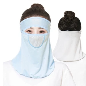 Breathable UV Protection Mask Thin Sun Protection Cover Face Outdoor Sport - Picture 1 of 15