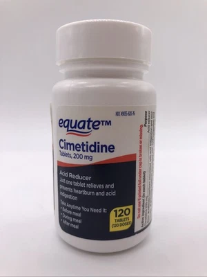 Comprimidos CIMETIDINA 200mg/120 comprimidos - Exp. 06/2026 (Novo Sem Caixa) Ref. 130 - Imagem 1 de 2