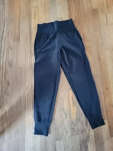 Athleta Venice Jogger Damen XS schwarz Tapered Hose hoher Bund Taschen - Bild 1 von 5